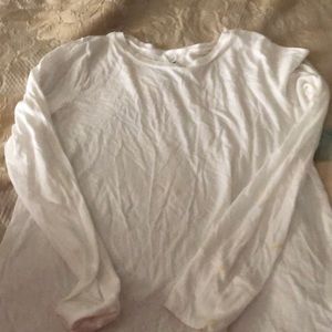 American eagle white longe sleeve